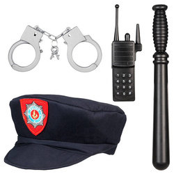 Souza! - Kostium policjanta zestaw z czapką i akcesoriami 4-7 lat