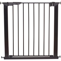 DogSpace - Lassie – rozporowa bramka dla psa, czarna (73.5-79.6cm)