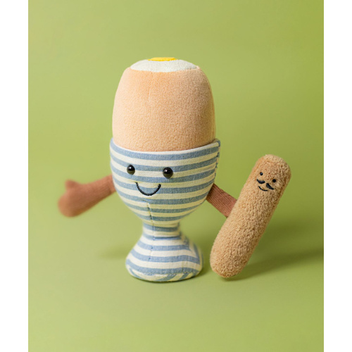 Jellycat - Wesołe Jajko na Miękko w Kieliszku 16 cm