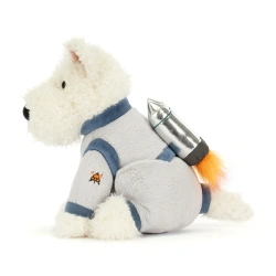 Jellycat - Terrier Kremowy Piesek Astronauta 23 cm