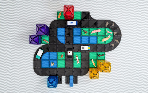 CONNETIX - Klocki magnetyczne Creative Roads Pack - 48 el.