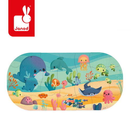 Puzzle do kąpieli Ocean 28 elementów 3+, Janod