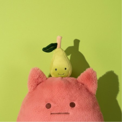 HISTOIRE D'OURS - MIAM! Britney Pear, 40 cm, różowa gruszka