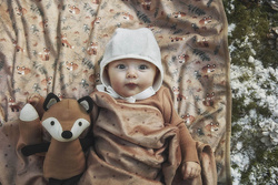 Elodie Details - Czapka Winter Bonnet - Shearling - 6-12 m-cy [OUTLET]