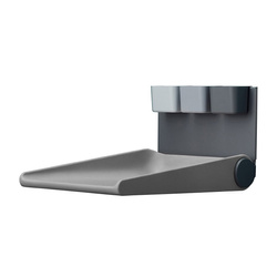 LEANDER WALLY™ - przewijak montowany na ścianie, DUSTY GREY