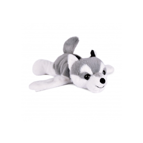 HISTOIRE D'OURS - pluszowa bransoletka slap pies husky Podcoll, jasny szary