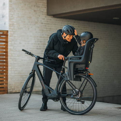 Fotelik rowerowy - THULE RideAlong 2 Montowany na bagażniku - Light Grey
