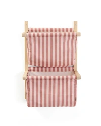 KID'S CONCEPT - półka ścienna materiałowa w paski, clay pink