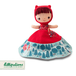 LILLIPUTIENS - Pacynka 3w1 Czerwony kapturek 12m +