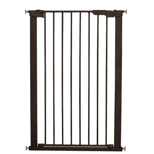 DogSpace - Bonnie – bardzo wysoka, rozporowa bramka dla psa, czarna (73.5-79.6cm)
