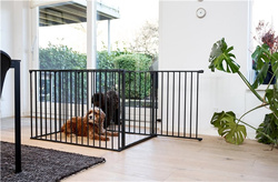 DogSpace - Max Multi - kojec dla psa z furtką, czarny (70x102cm)