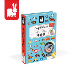 Janod – Magnetyczna układanka Kostiumy Chłopiec Magnetibook kolekcja 2018