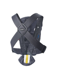 BABYBJORN MINI 3D Mesh – nosidełko, Antracytowy
